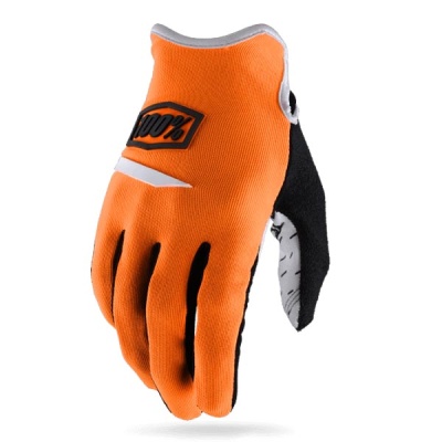 Мотоперчатки 100% Ridecamp Glove Orange фото в интернет-магазине FrontFlip.Ru