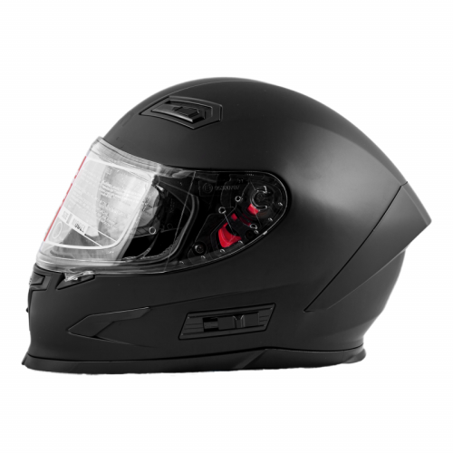 Шлем Beon B-503 MAT BLACK фото в интернет-магазине FrontFlip.Ru