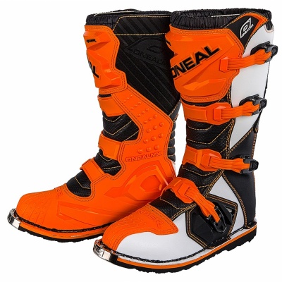 ONEAL Мотоботы кроссовые Rider Boot Оранжевый фото в интернет-магазине FrontFlip.Ru