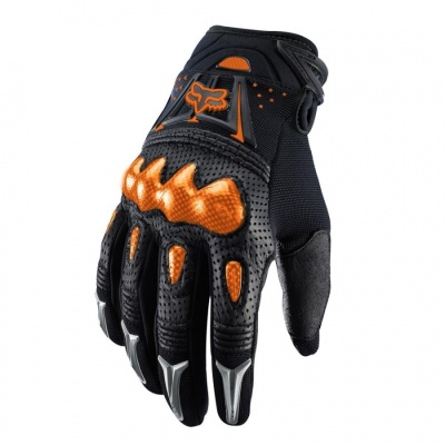 Мотоперчатки Fox Bomber Glove Black/Orange фото в интернет-магазине FrontFlip.Ru