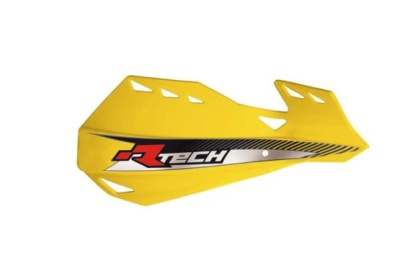 RTech Защита рук Dual Evo желтая с крепежом (moto parts) фото в интернет-магазине FrontFlip.Ru
