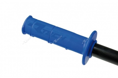 RTech Ручки на руль Soft Grips 115мм синие (moto parts) фото в интернет-магазине FrontFlip.Ru