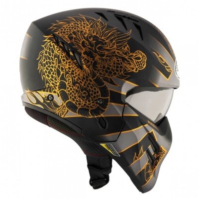 [SUOMY] Мотошлем ARMOR DRAGON, цвет Серый Матовый фото в интернет-магазине FrontFlip.Ru