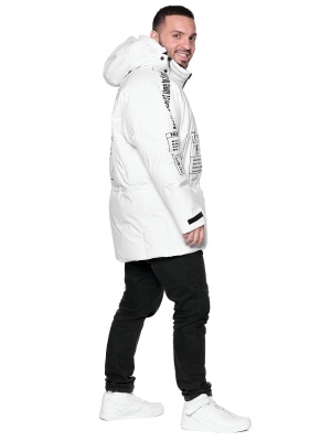 SNOW HEADQUARTER Зимняя куртка мужская A-068 Белый фото в интернет-магазине FrontFlip.Ru
