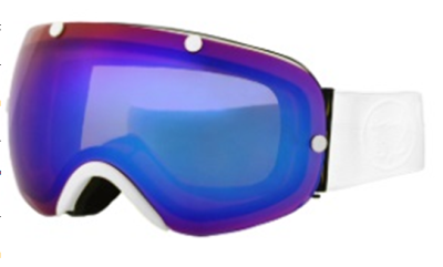 Горнолыжная маска Vizzo SPHERIX blue ionized(белая) фото в интернет-магазине FrontFlip.Ru