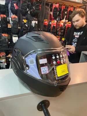 брак_заедает_механизм_челюсти_LS2 Мотошлем FF900 VALIANT II NOIR черный матовый (2XL) фото в интернет-магазине FrontFlip.Ru