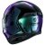 [SHARK] Мотошлем D-SKWAL 2 DHARKOV, цвет Черный/Фиолетовый фото в интернет-магазине FrontFlip.Ru