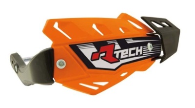RTech Защита рук FLX ATV оранжевая с крепежом (moto parts) фото в интернет-магазине FrontFlip.Ru
