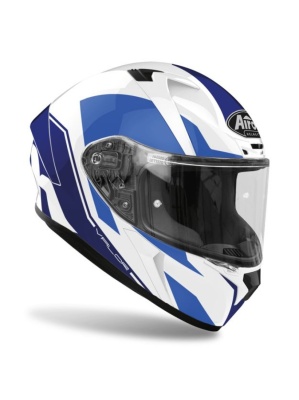 AIROH шлем интеграл VALOR WINGS BLUE GLOSS фото в интернет-магазине FrontFlip.Ru