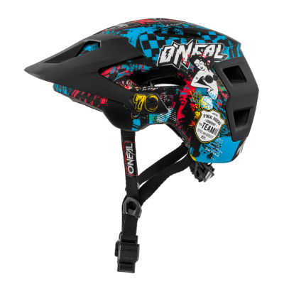 Шлем велосипедный открытый O'NEAL DEFENDER Wild, мат. Разноцветный фото в интернет-магазине FrontFlip.Ru