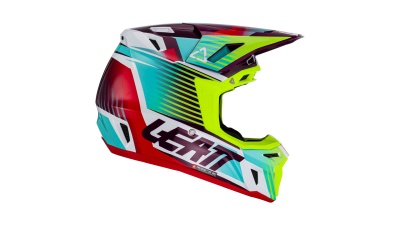 Мотошлем Leatt Moto 8.5 Helmet Kit Neon 2023 фото в интернет-магазине FrontFlip.Ru