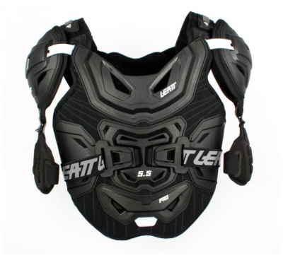 Защита панцирь Leatt Chest Protector 5.5 Pro Black фото в интернет-магазине FrontFlip.Ru