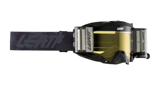 Очки Leatt Velocity 5.5 Roll-Off Stealth Yellow 70% (8024070410) фото в интернет-магазине FrontFlip.Ru