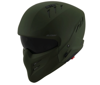 [SUOMY] Мотошлем ARMOR PLAIN, цвет Зеленый Матовый фото в интернет-магазине FrontFlip.Ru
