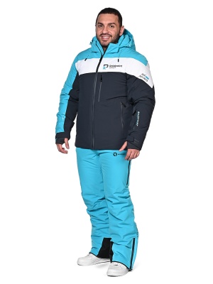 SNOW HEADQUARTER Горнолыжный костюм мужской A-8979 Голубой фото в интернет-магазине FrontFlip.Ru
