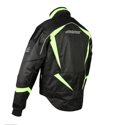 Снегоходная куртка ARCTIC черная/флуоресцентно желтая фото в интернет-магазине FrontFlip.Ru