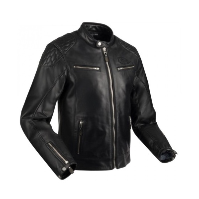 Куртка кожаная Segura CURTIS Black фото в интернет-магазине FrontFlip.Ru