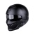 [SCORPION EXO] Мотошлем COMBAT SOLID, цвет Черный Матовый фото в интернет-магазине FrontFlip.Ru
