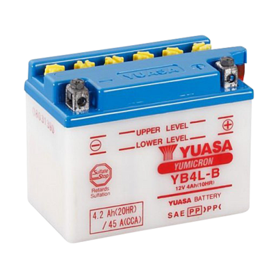 YUASA   Аккумулятор  YB4L-B фото в интернет-магазине FrontFlip.Ru