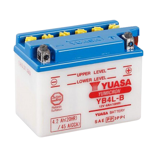 YUASA   Аккумулятор  YB4L-B фото в интернет-магазине FrontFlip.Ru