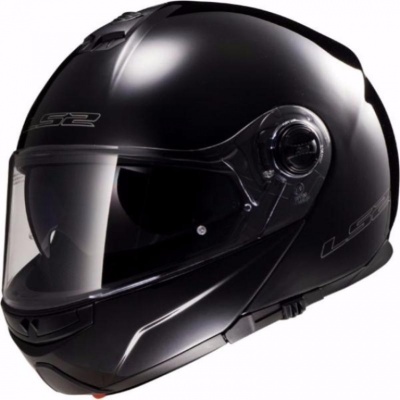 LS2 Мотошлем FF325 STROBE Solid черный фото в интернет-магазине FrontFlip.Ru