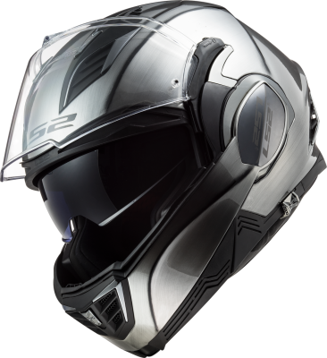 Шлем LS2 FF900 VALIANT II JEANS Titanium фото в интернет-магазине FrontFlip.Ru