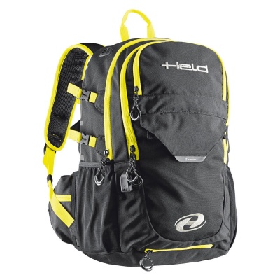 Рюкзак HELD Power-Bag Backpack waterrepellent черно-жел 20 л фото в интернет-магазине FrontFlip.Ru
