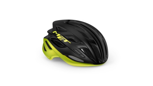Велошлем Met Estro MIPS  Black/Metallic Lime Yellow фото в интернет-магазине FrontFlip.Ru