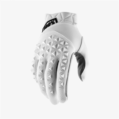 Мотоперчатки 100% Airmatic Glove White фото в интернет-магазине FrontFlip.Ru