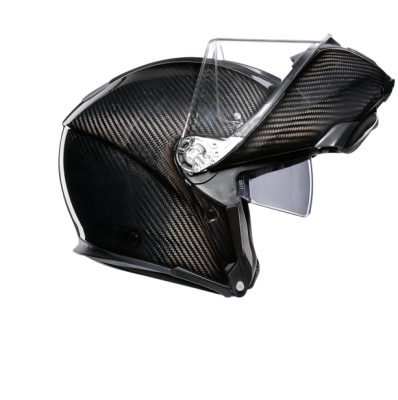 Шлем AGV SPORTMODULAR MONO Glossy Carbon фото в интернет-магазине FrontFlip.Ru