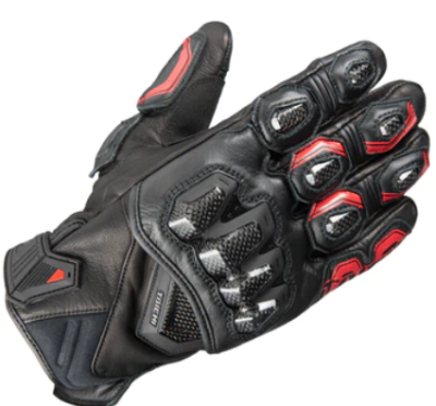 Перчатки комбинированные Taichi HIGH PROTECTION Black/Black/Red фото в интернет-магазине FrontFlip.Ru