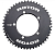 Звезда Rotor Chainring BCD110X5 Outer Black Aero 52At to 36 (C01-502-09020A-0)