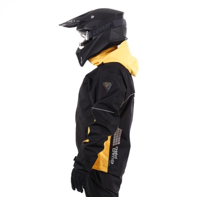 Dragonfly Мембранная куртка QUAD PRO Black - Yellow 2023 фото в интернет-магазине FrontFlip.Ru