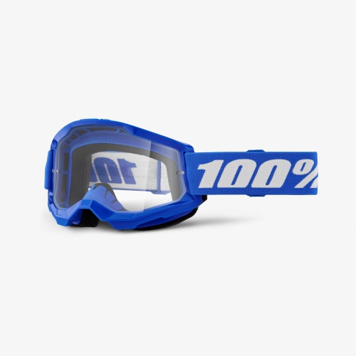 Очки 100% Strata 2 Blue / Clear фото в интернет-магазине FrontFlip.Ru