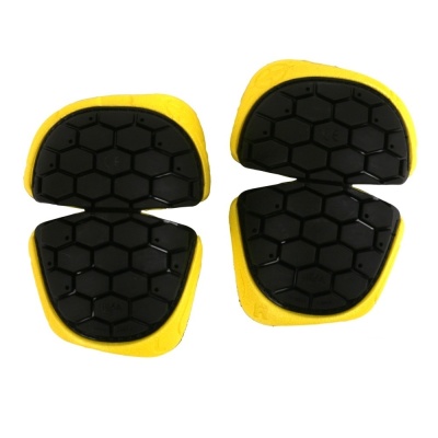 Защита плеч встраиваемая POWERTECTOR HEXA S, цвет черно-желтый фото в интернет-магазине FrontFlip.Ru