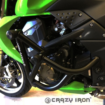 Клетка на мотоцикл KAWASAKI Z750 `07-`13, Z1000 `07-`09 CRAZY IRON серии PRO фото в интернет-магазине FrontFlip.Ru