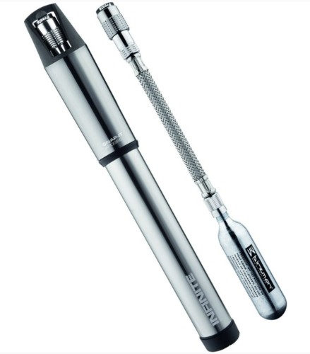 Насос велосипедный Birzman Infinite Apogee Road CO2 Silver (BM14-ZC-MN03-S) фото в интернет-магазине FrontFlip.Ru