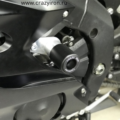 Слайдеры для мотоцикла YAMAHA YZF-R6 `17- CRAZY IRON фото в интернет-магазине FrontFlip.Ru