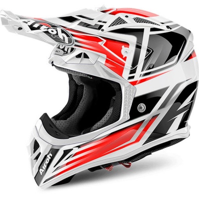 AIROH шлем кросс AVIATOR 2.2 RESTYLE RED GLOSS фото в интернет-магазине FrontFlip.Ru