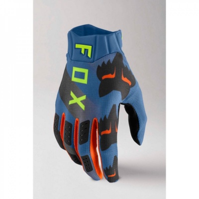 Мотоперчатки Fox Flexair Mawlr Glove Dust Blue 2021 фото в интернет-магазине FrontFlip.Ru