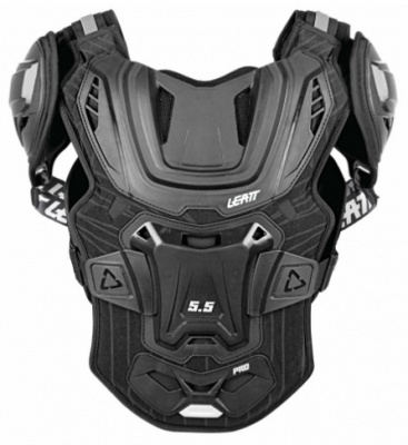Защита панцирь Leatt Chest Protector 5.5 Pro Black фото в интернет-магазине FrontFlip.Ru