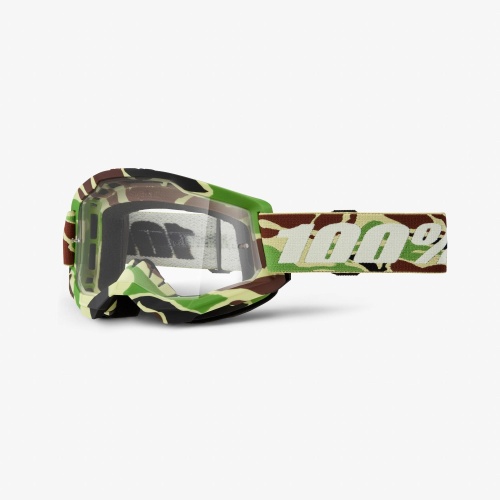 Очки 100% Strata 2 War Camo / Clear фото в интернет-магазине FrontFlip.Ru