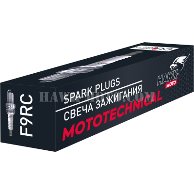 Cвеча зажигания HAWK MOTO F9RC (BR9ES) фото в интернет-магазине FrontFlip.Ru