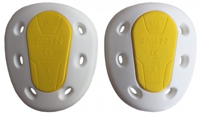Защита бедра встраиваемая POWERTECTOR FAL GUARD H, цвет бело-желтый фото в интернет-магазине FrontFlip.Ru