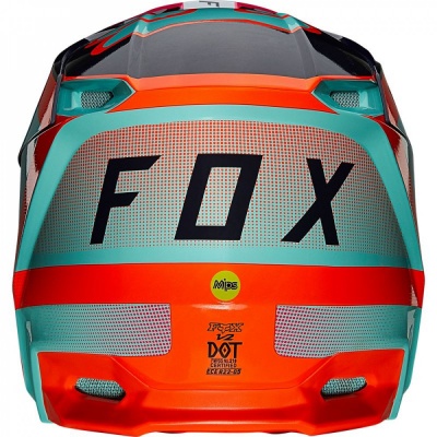 Мотошлем подростковый Fox V1 Voke Youth Helmet Aqua фото в интернет-магазине FrontFlip.Ru