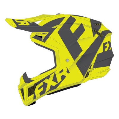 Шлем FXR Clutch CX Hi Vis/Charcoal фото в интернет-магазине FrontFlip.Ru