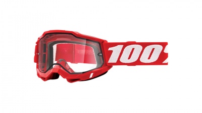 Очки 100% accuri 2 enduro goggle neon red / clear dual lens фото в интернет-магазине FrontFlip.Ru