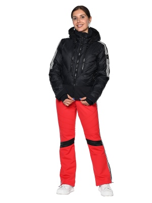 SNOW HEADQUARTER Зимняя куртка женская B-096 Черный фото в интернет-магазине FrontFlip.Ru