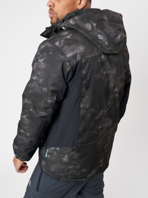 Спортивная куртка мужская зимняя цвета хаки 78018Kh фото в интернет-магазине FrontFlip.Ru