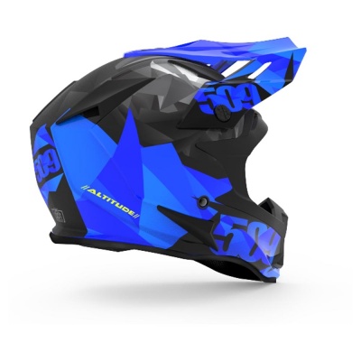 Шлем 509 Altitude Blue Triangles фото в интернет-магазине FrontFlip.Ru